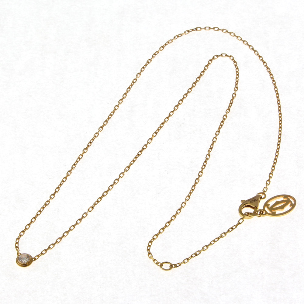 カルティエ CARTIER ダムール ディアマンレジェ ネックレス 18金 K18