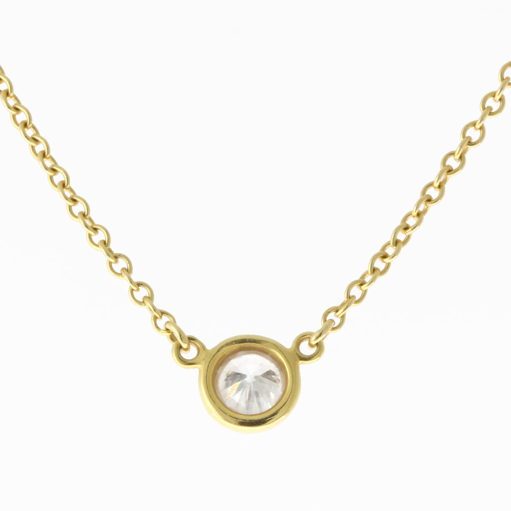 ティファニー TIFFANY&Co. バイザヤード ネックレス 18金 K18イエロー