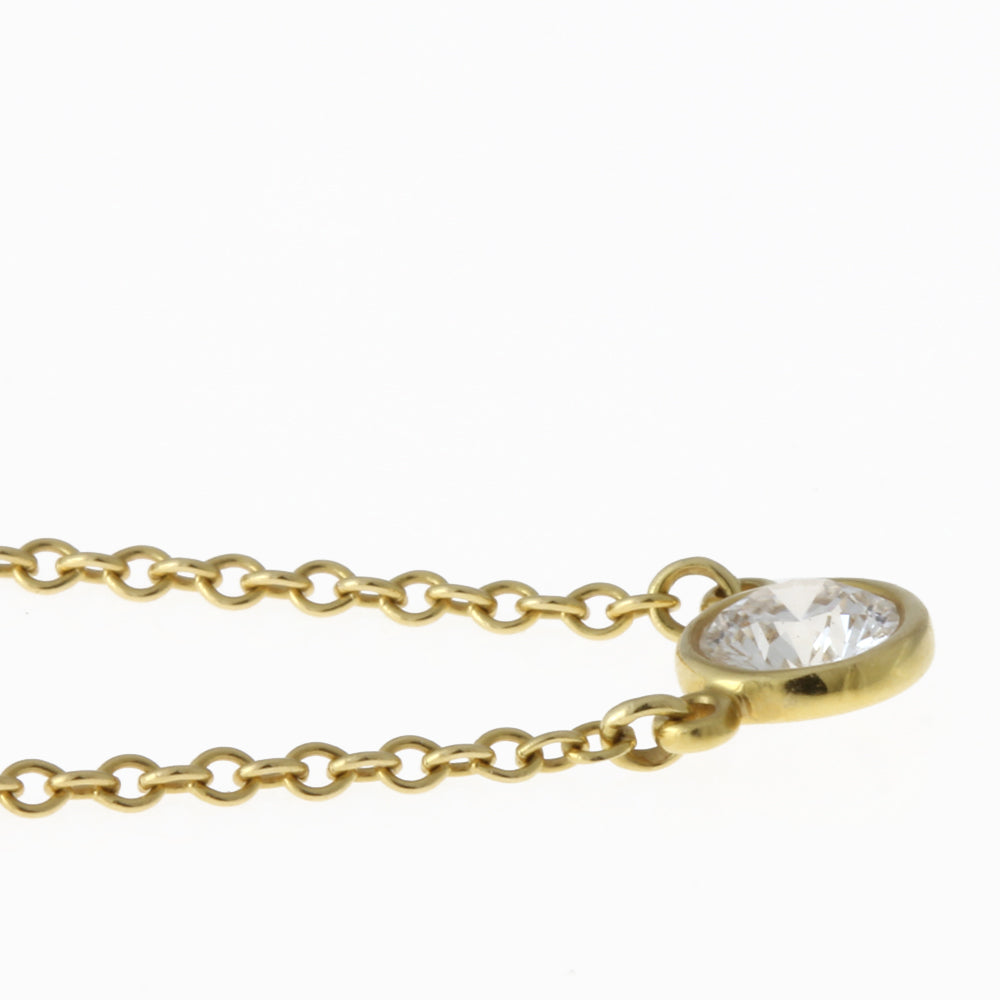 ティファニー TIFFANY&Co. バイザヤード ネックレス 18金 K18イエロー