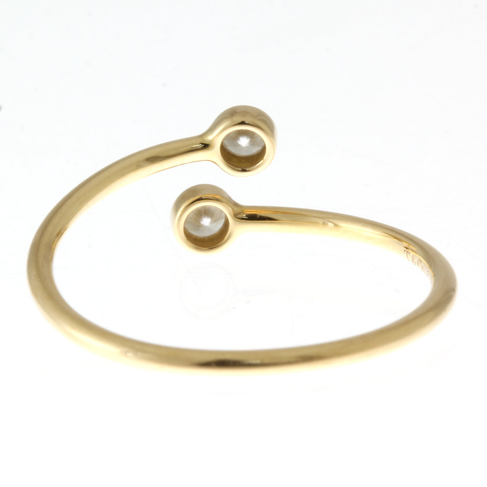 極美品 ダイヤ ティファニー エルサペレッティ 10号 リング 指輪 TIFFANY&Co. 10号 ティファニー リング・指輪 カーブドウェーブ