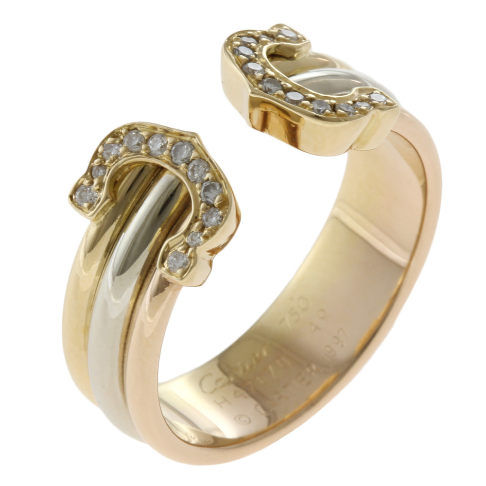カルティエ　リング　K18 ダイヤモンド1P イエローゴールド　49 カルティエ リング K18 ダイヤモンド1P イエローゴールド 49 CARTIER
