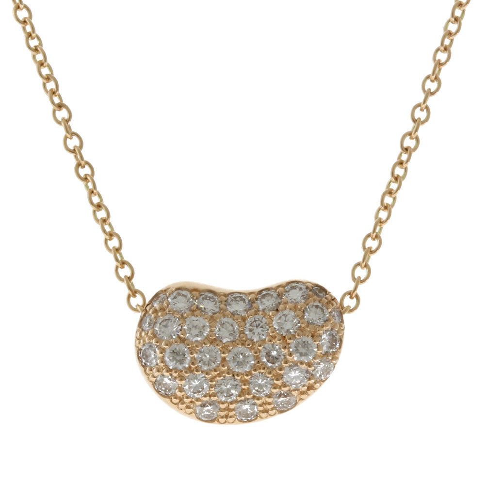 ティファニー TIFFANY&Co. ビーン ネックレス 18金 K18ピンクゴールド
