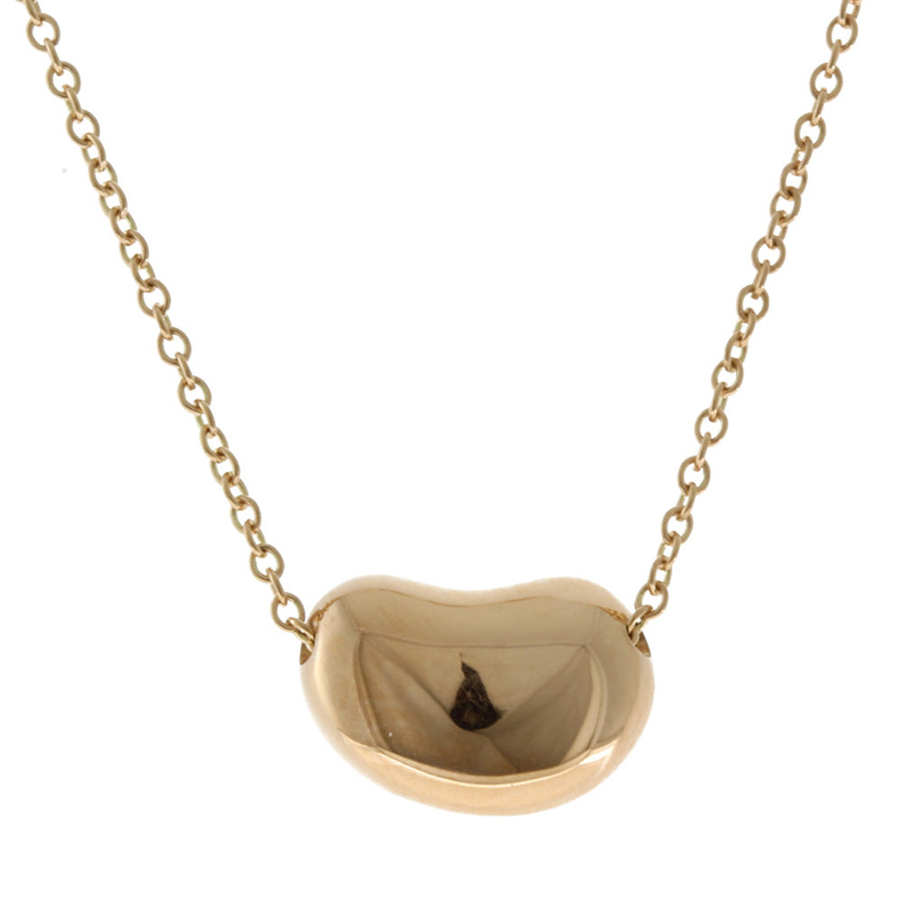 ティファニー TIFFANY&Co. ビーン ネックレス 18金 K18ピンクゴールド