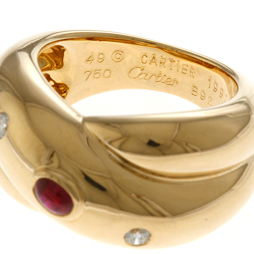 カルティエ CARTIER コリゼ リング・指輪 9号 18金 K18イエロー