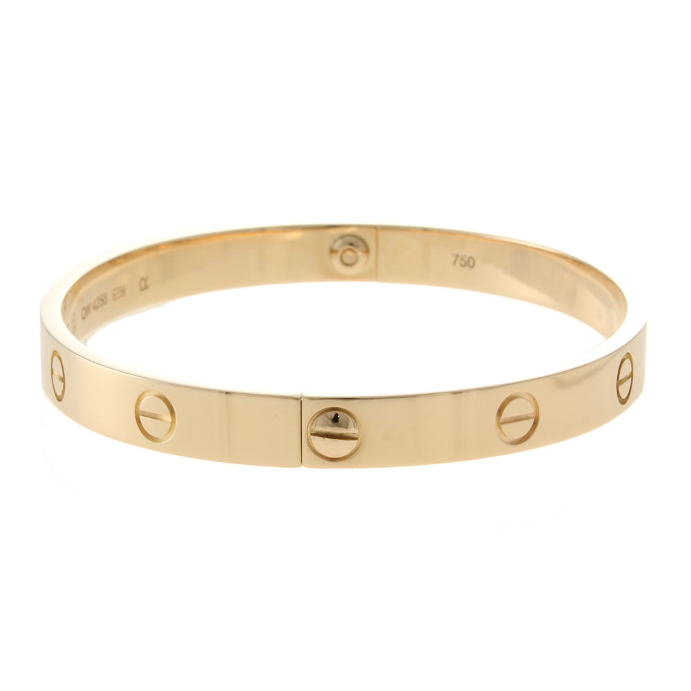 カルティエ CARTIER ラブブレス ＃18 ドライバーなし バングル 18金