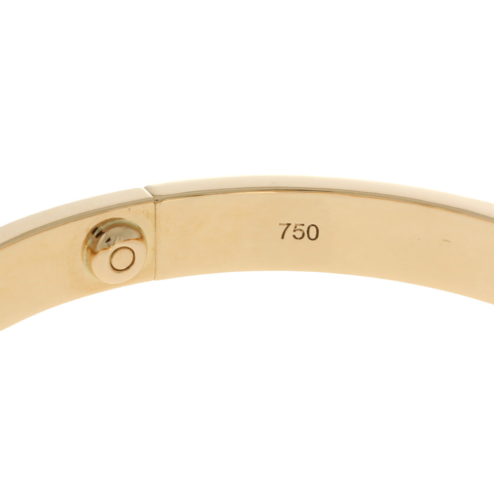 カルティエ CARTIER ラブブレス ＃18 ドライバーなし バングル 18金