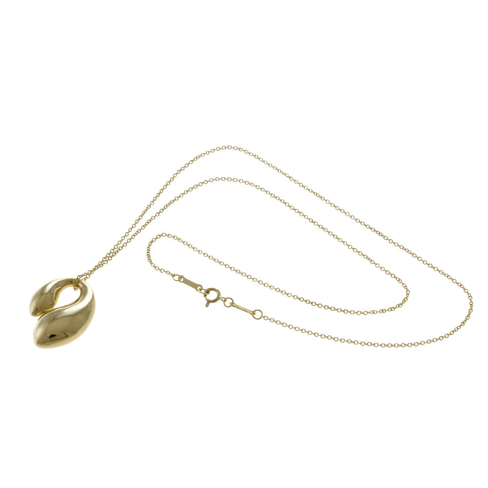 ティファニー TIFFANY&Co. ダブルティアドロップ ネックレス 18金 K18