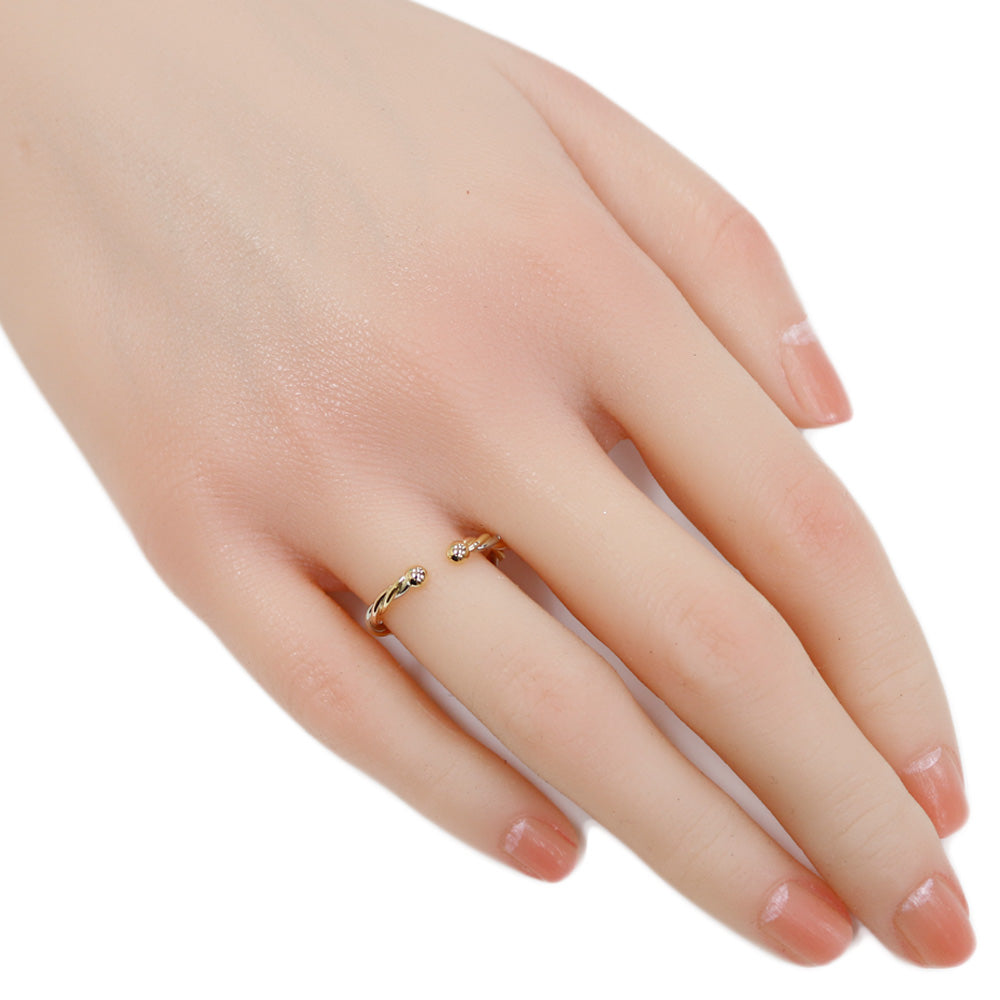 カルティエ CARTIER トリニティ ツイスト リング・指輪 10号 18金 K18