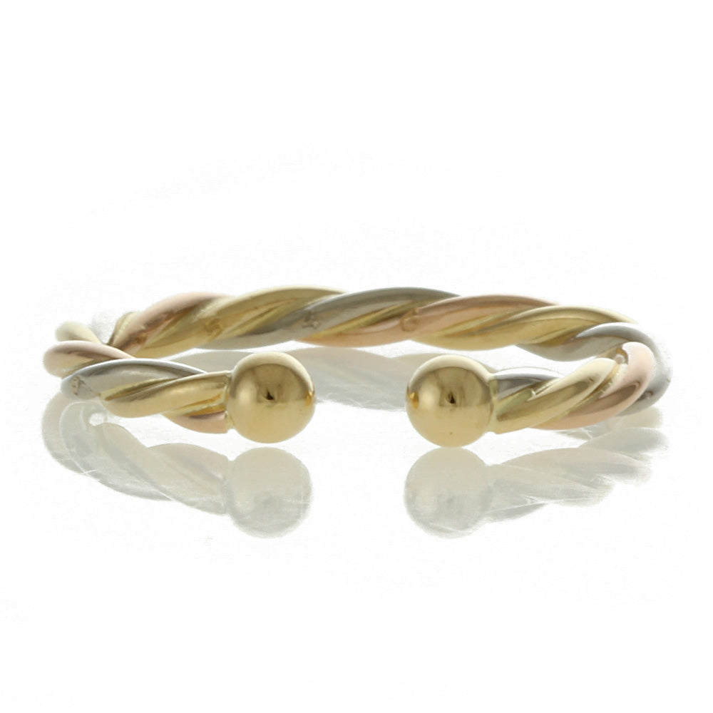 カルティエ CARTIER トリニティ ツイスト リング・指輪 10号 18金 K18