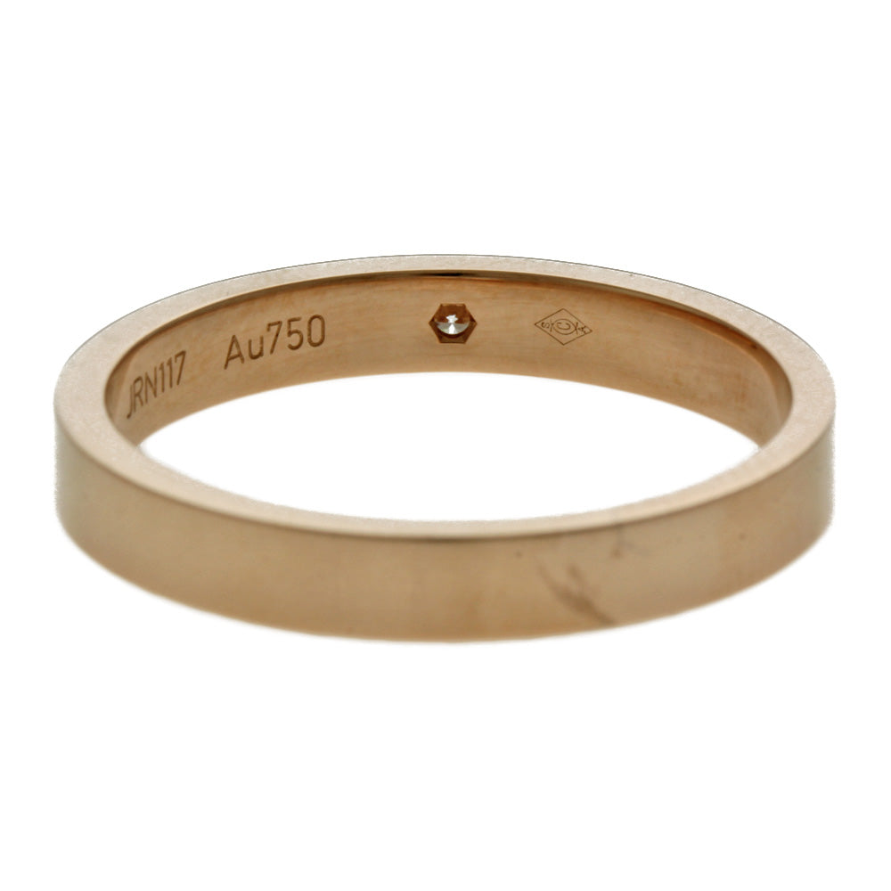 Cartier engraved ring, size 16, 18k, 18K pink gold, diamond
