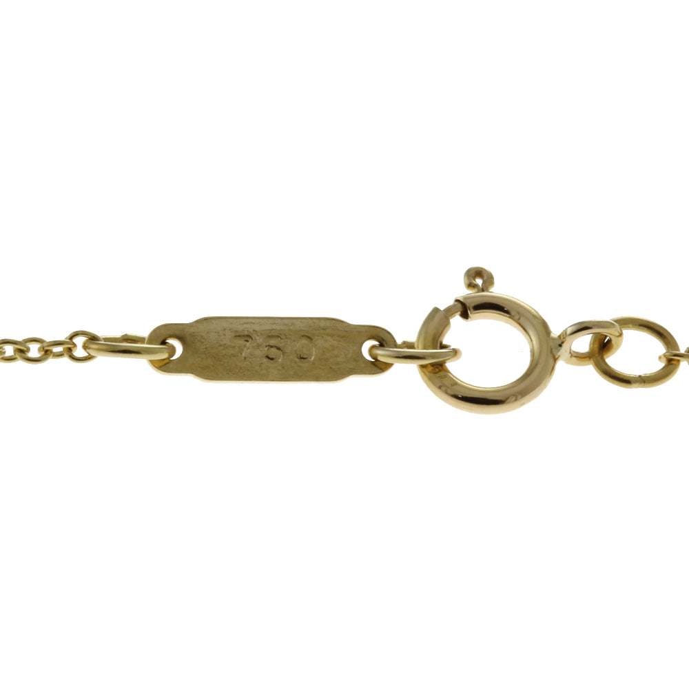 ティファニー TIFFANY&Co. シグネチャー ネックレス 18金 K18イエロー