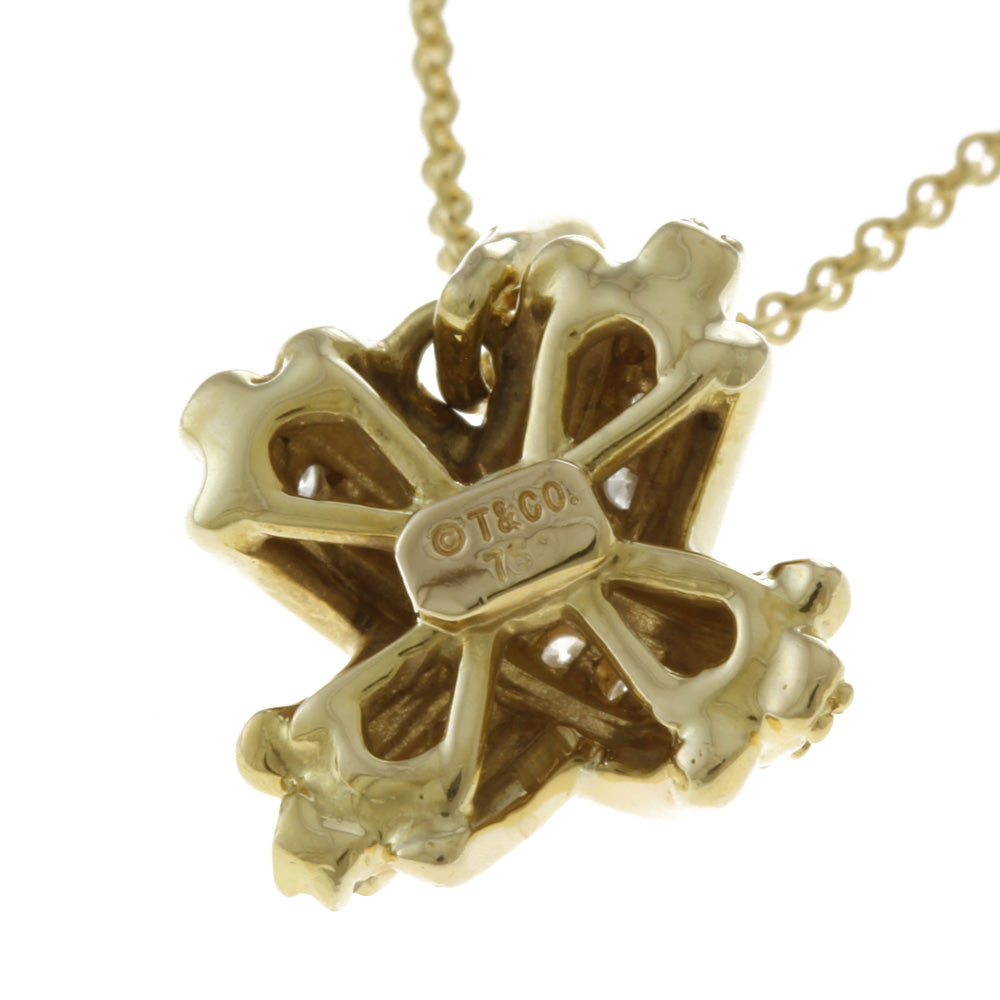 【TIFFANY】ティファニー　シグネチャー　7号　K18 TIFFANY&Co. ティファニー シグネチャー リング 指輪 7.5号 18金