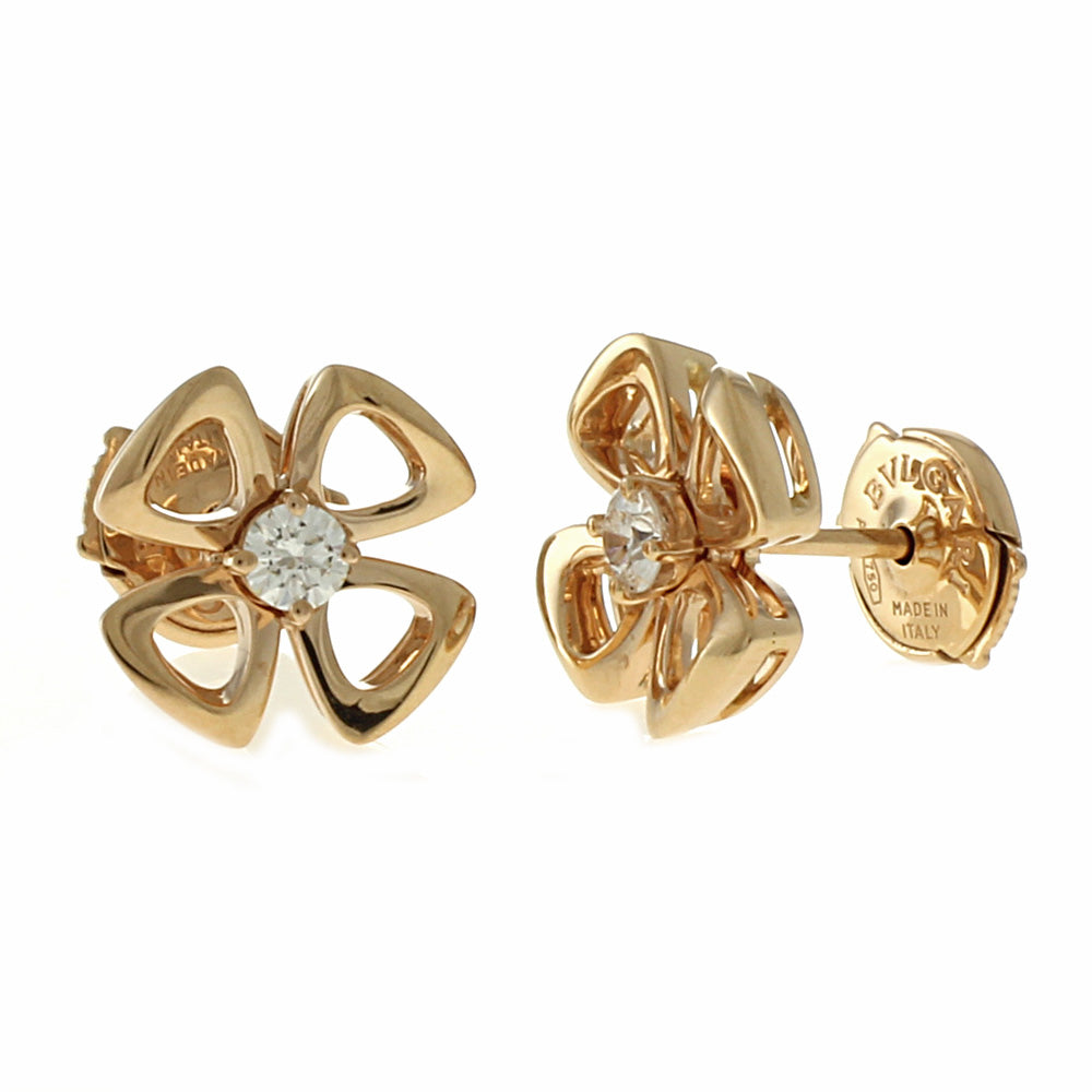 ブルガリ BVLGARI フィオレヴァー ピアス 18金 K18ピンクゴールド