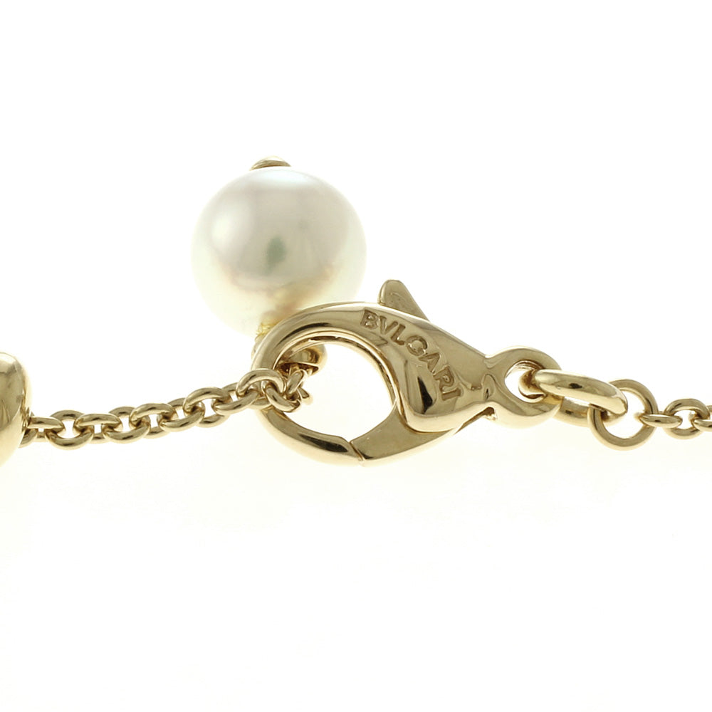 BVLGARI ゴールド ネックレス ブルガリ イタリア ゼッキーノ金貨 ライスネックレス レディース K18