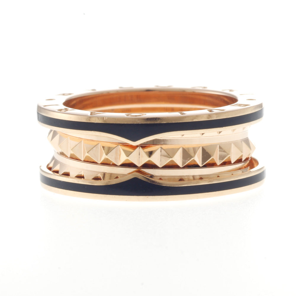 BVLGARI B-Zero One Rock 1-Band Black Ceramic Ring Size 13