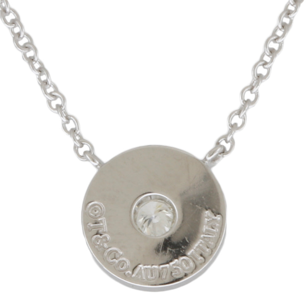 ティファニー 1837サークルラウンド ネックレス 18金 K18ホワイト