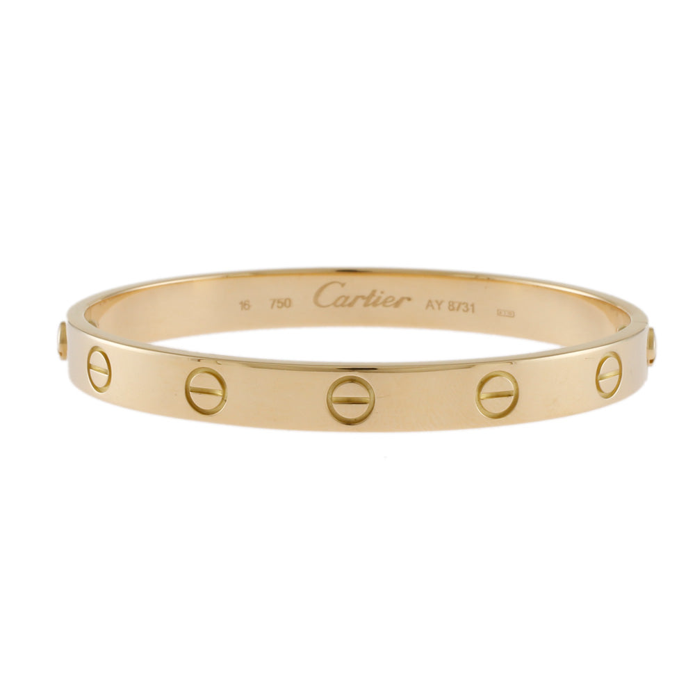 CARTIER カルティエ ラブブレス ドライバー付き バングル 18金
