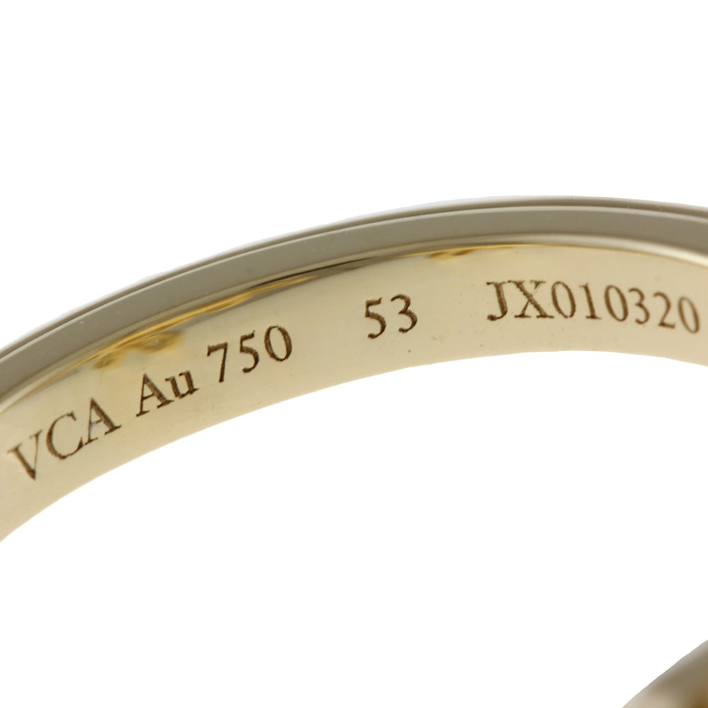 Van Cleef & Arpels Socrates Entre Les Doors Ring, Size 12.5