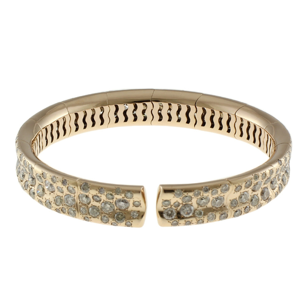 カシケイ メランジェ バングル カシケイ 18金 K18ピンクゴールド