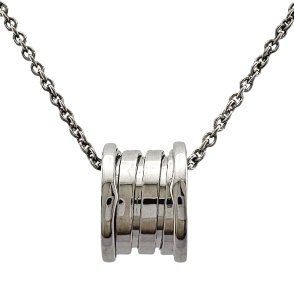 BVLGARI ブルガリ B-zero ネックレス 18金 K18ホワイトゴールド ユニ