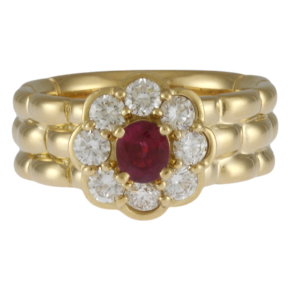 コンコルド リング 指輪 コンコルド 11号 18金 ルビー 0.49ct