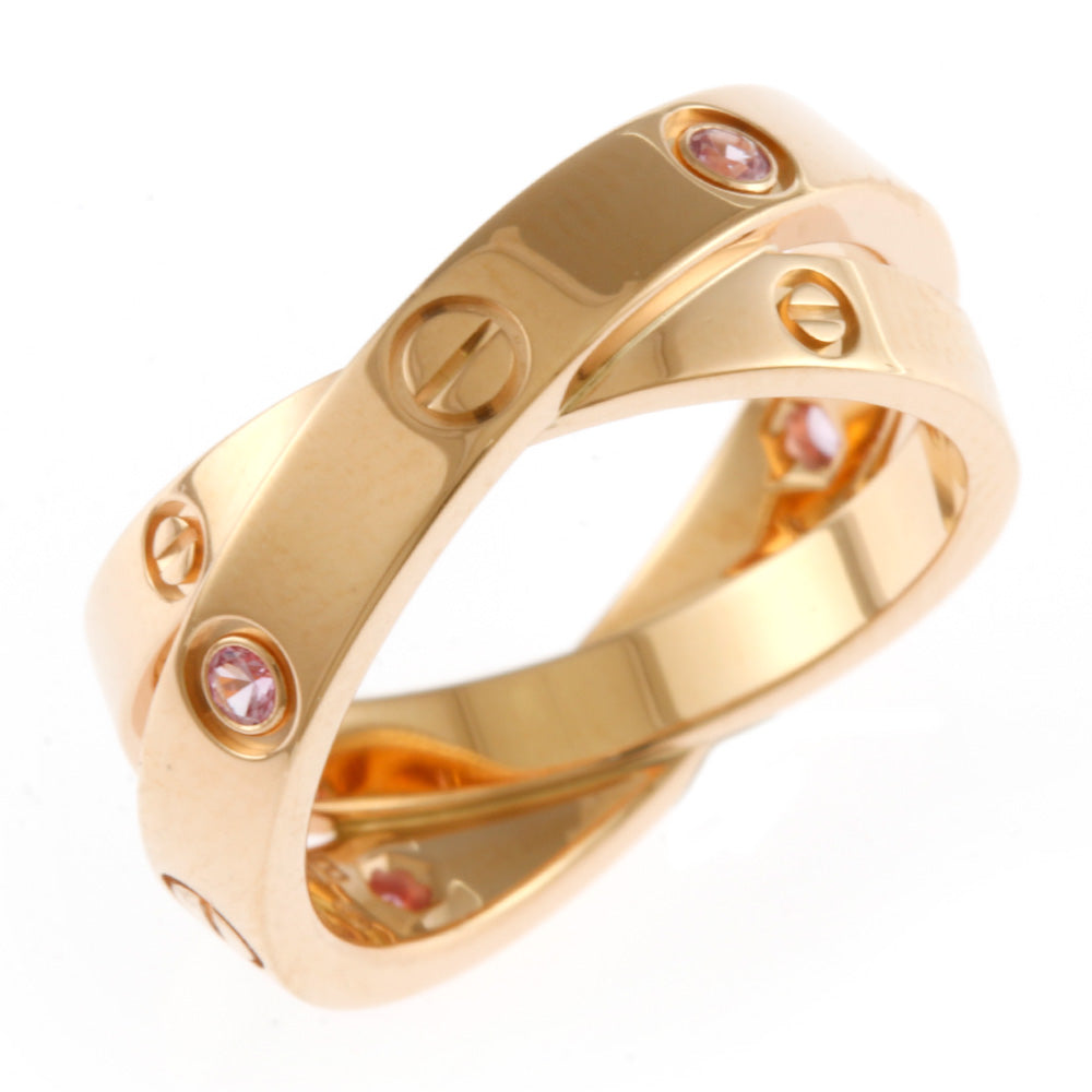 Cartier pink gold love ring best sale