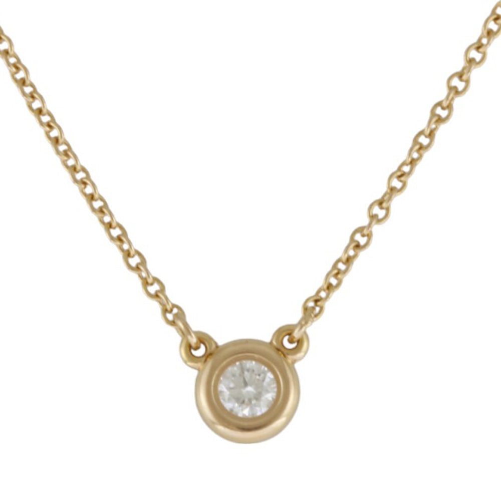 TIFFANY&Co. ティファニー バイザヤード 約0.10ct ネックレス 18