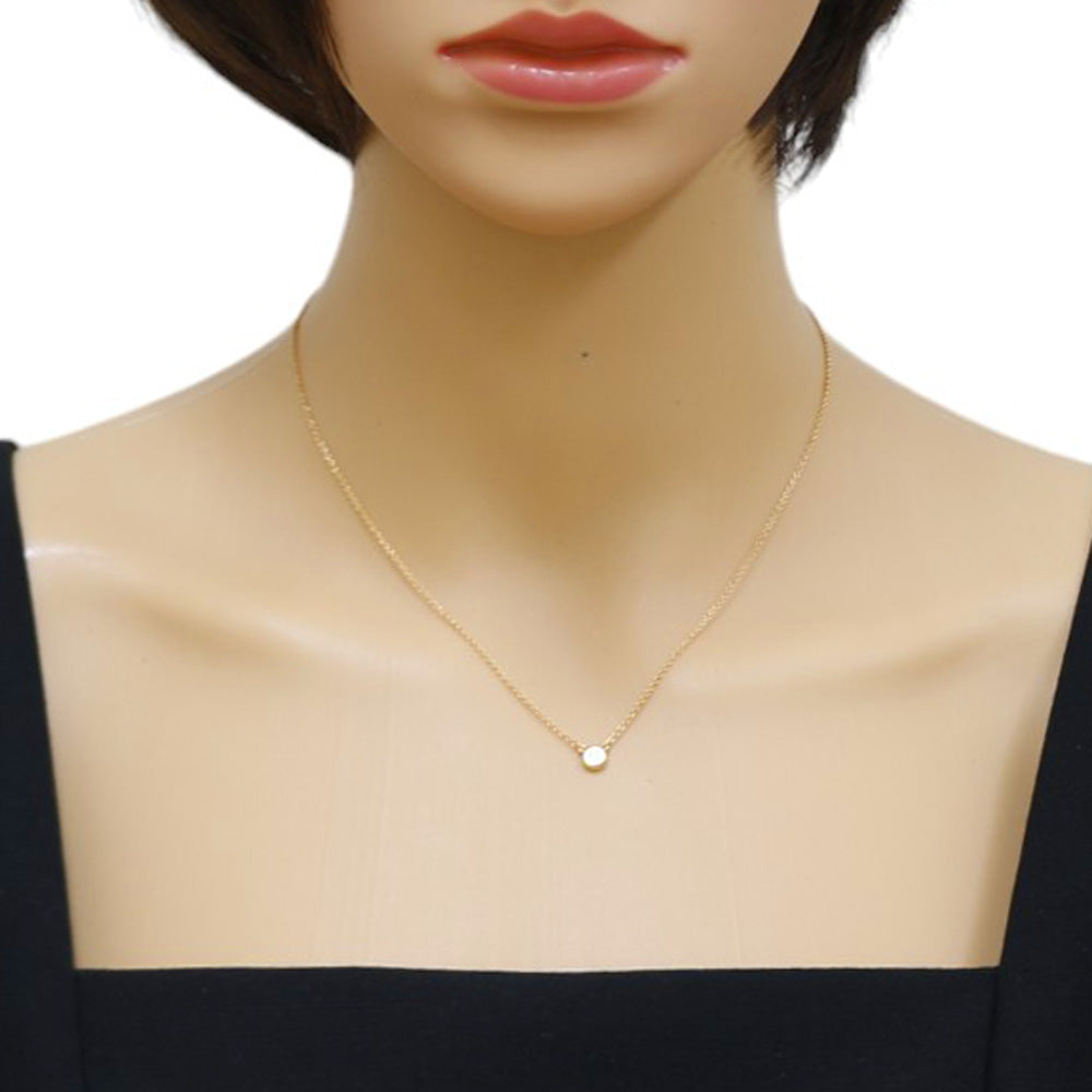 TIFFANY&Co. ティファニー バイザヤード 約0.10ct ネックレス 18