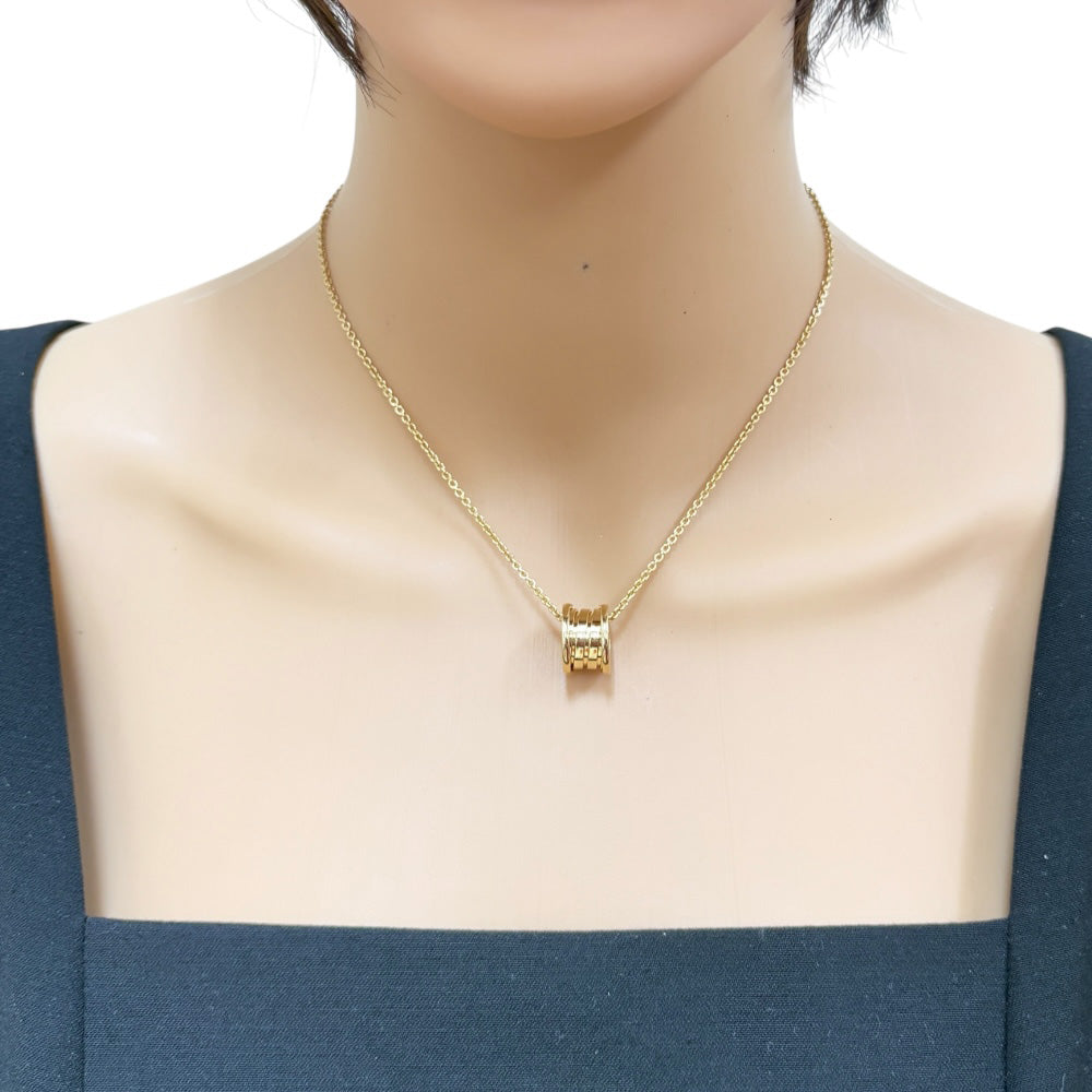 BVLGARI ブルガリ B-zero.1 ネックレス 18金 K18イエローゴールド ユニ  