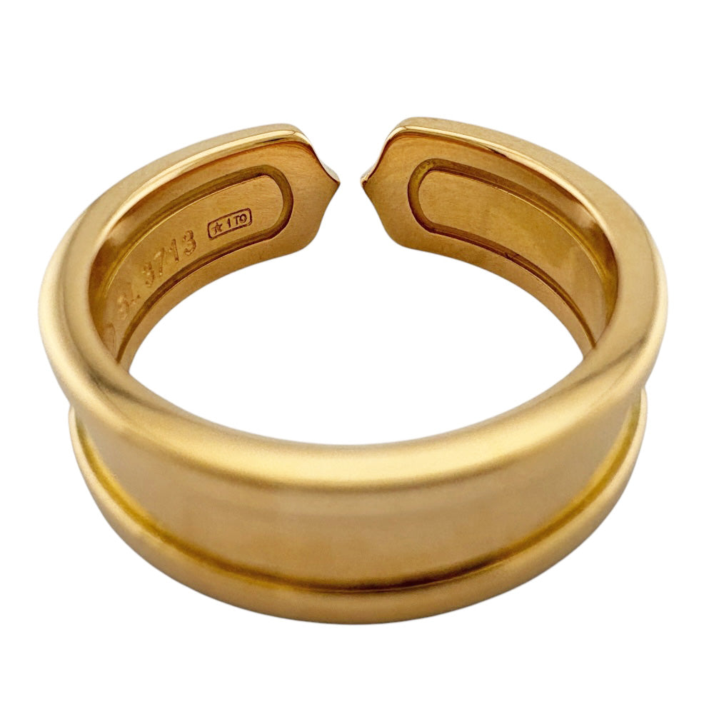 CARTIER カルティエ 2C リング 指輪 15.5号 18金 K18イエローゴールド