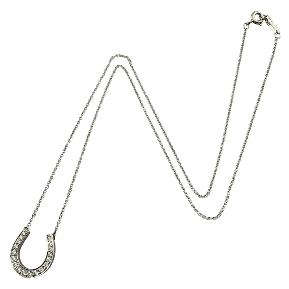 TIFFANY&Co. ティファニー メトロホースシュー ネックレス Pt950  