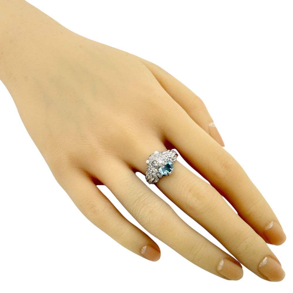 GUCCI グッチ ライオンヘッド リング 指輪 16.5号 18金 K18ホワイト