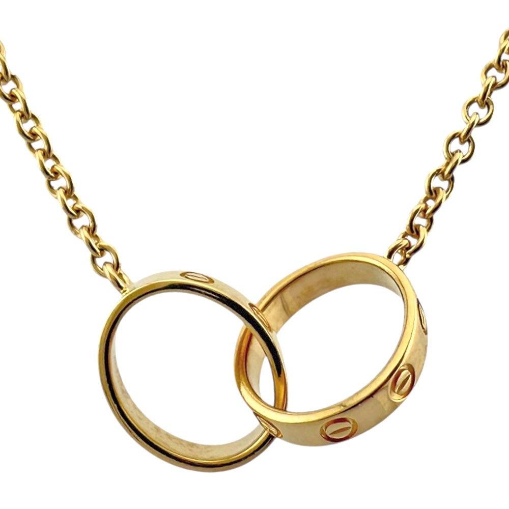 CARTIER Cartier Baby Love Necklace 18K K18 Yellow Gold Unisex Used