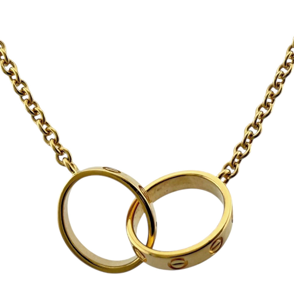 CARTIER Cartier Baby Love Necklace 18K K18 Yellow Gold