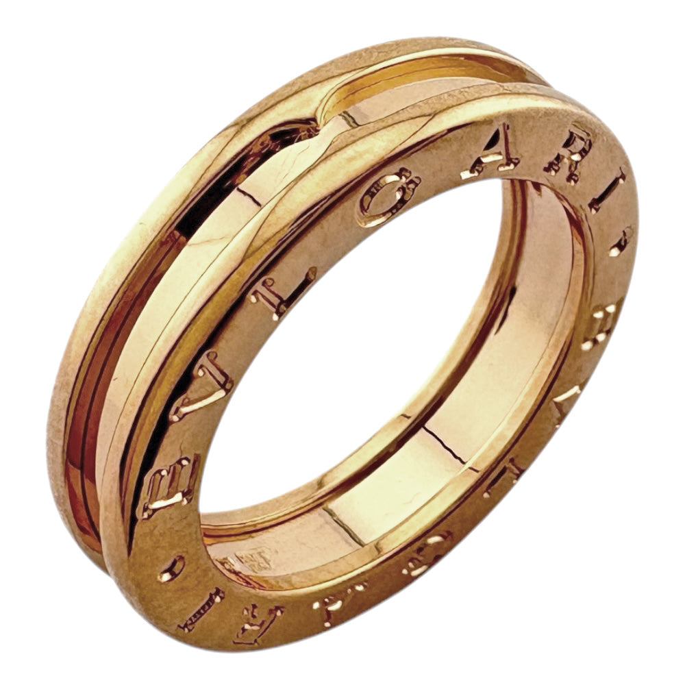 BVLGARI 1-band ring, size 18K, K18 pink gold - Main Image