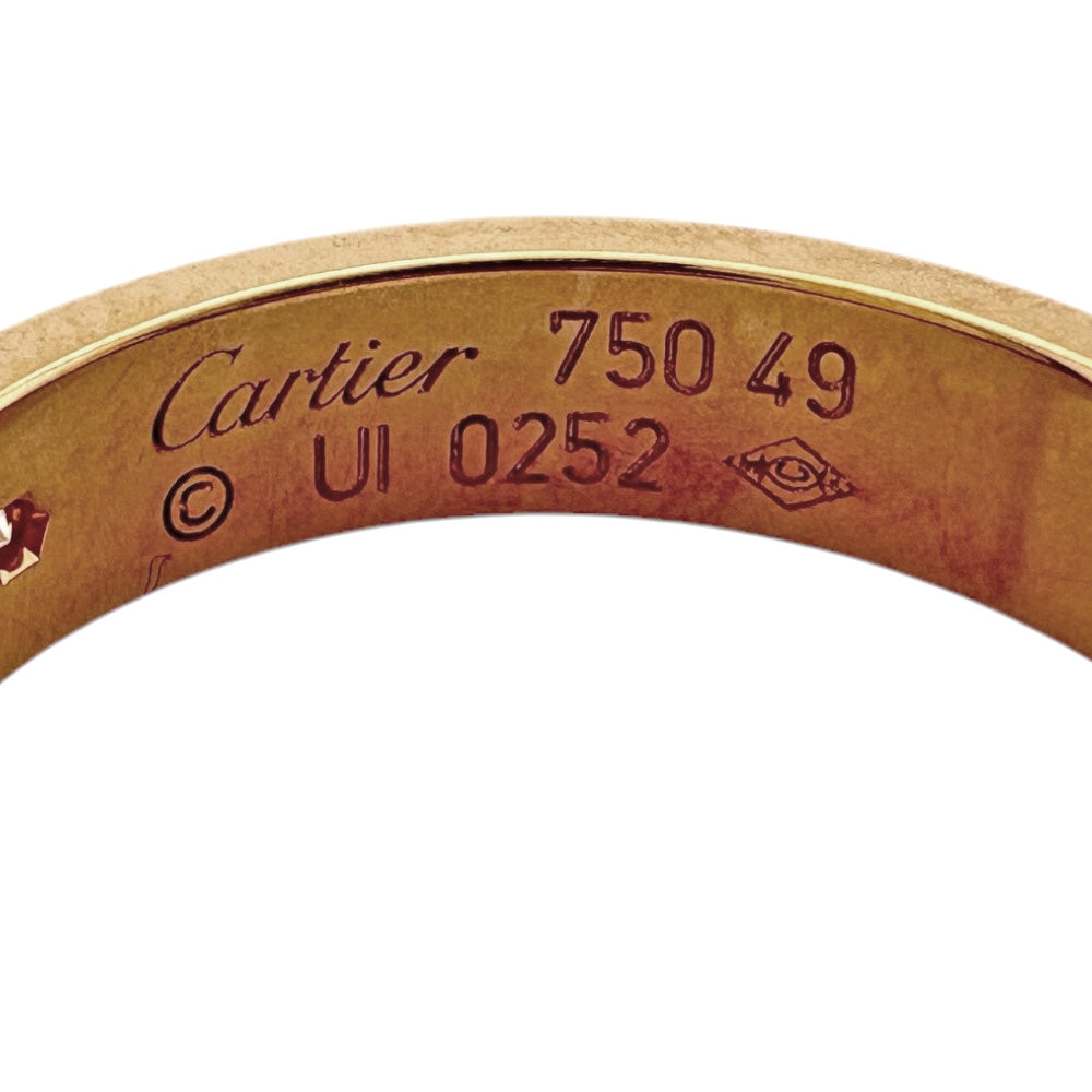 CARTIER カルティエ ミニラブ リング 指輪 9号 18金 K18ピンクゴールド