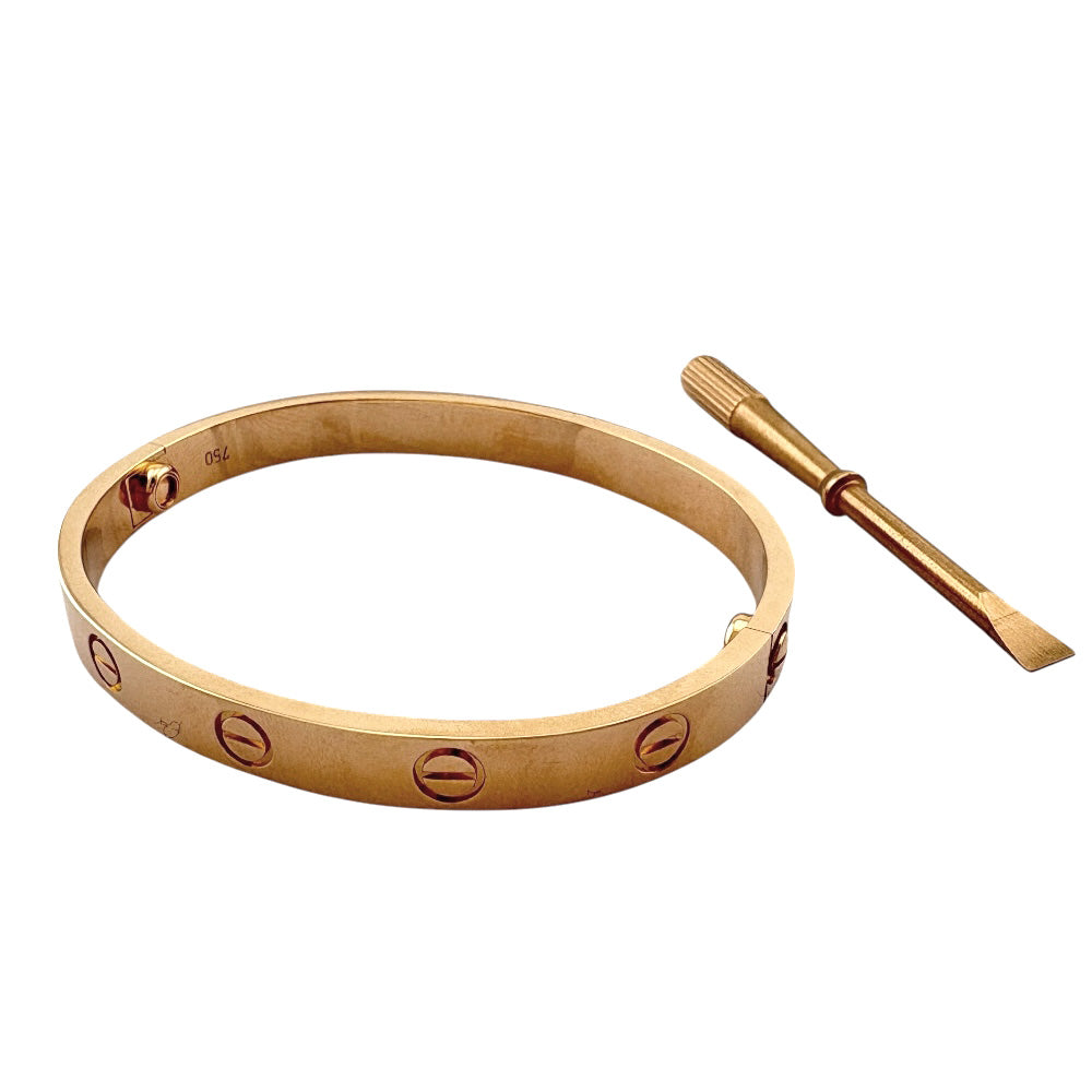 Cartier ゴールド バングル 専用工具付き 16# CARTIER カルティエ