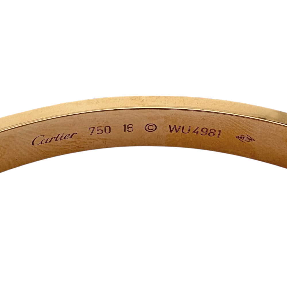 CARTIER カルティエ ラブブレス #16 ドライバー付き バングル 18金 K18