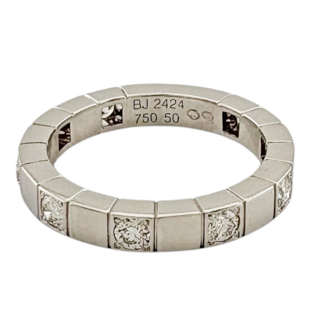 CARTIER カルティエ ラニエールハーフダイヤモンド リング 指輪 10号