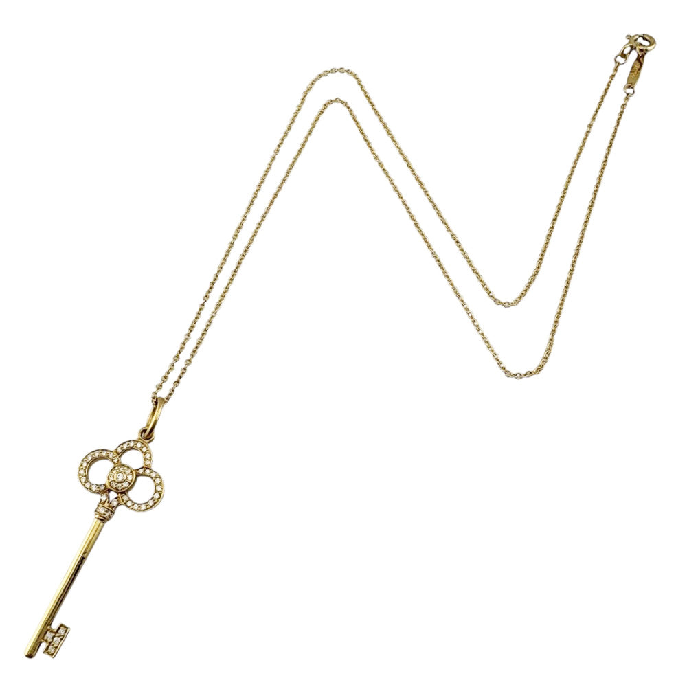 専用　ティファニー クラウンオブハートネックレス　18金/1Pダイヤ TIFFANY&Co. ティファニー クラウンキー ネックレス 18金 K18イエロー