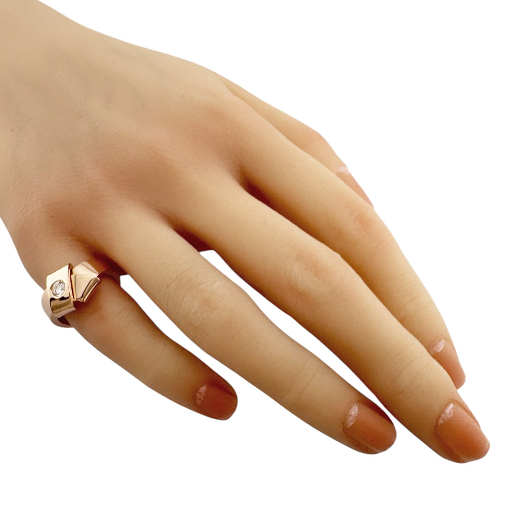 CARTIER カルティエ ノット 1Pダイヤモンド リング 指輪 10号 18金 K18