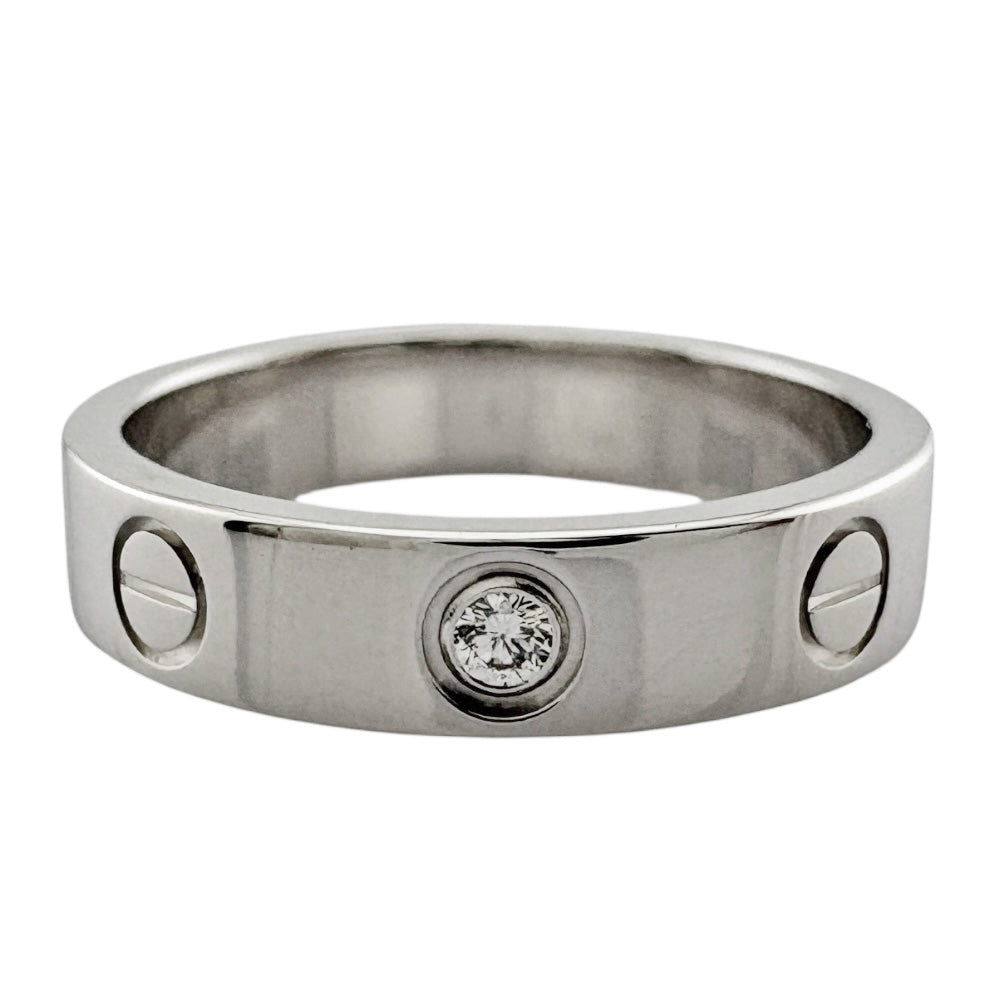 カルティエ　Cartier ミニラブリング　9号 カルティエ ミニラブ リング 指輪 カルティエ 9号 18金