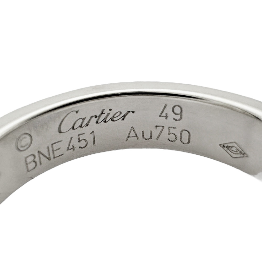 CARTIER カルティエ ミニラブ リング 指輪 9号 18金 K18ホワイト