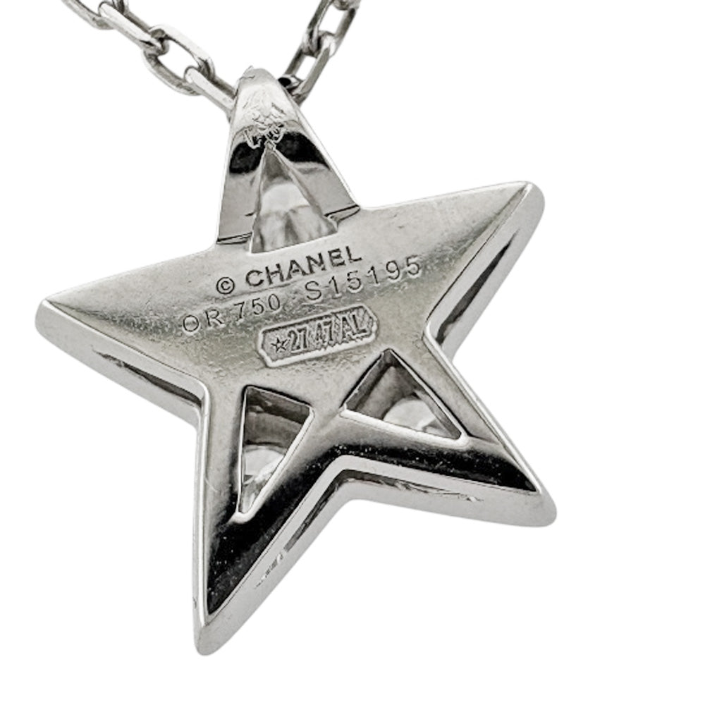 CHANEL シャネル コメット コレクション ネックレス 18金 K18ホワイト