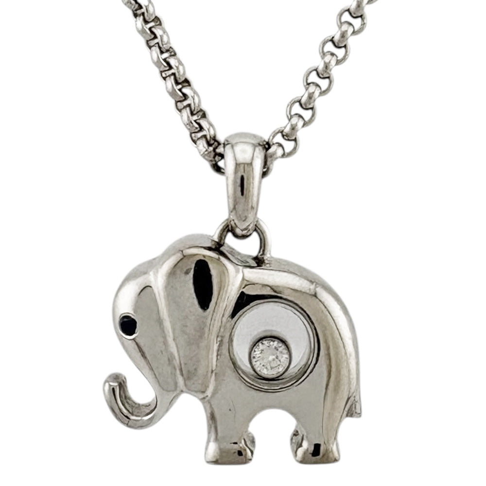 Chopard ショパール ハッピーダイヤモンド エレファント ネックレス 18