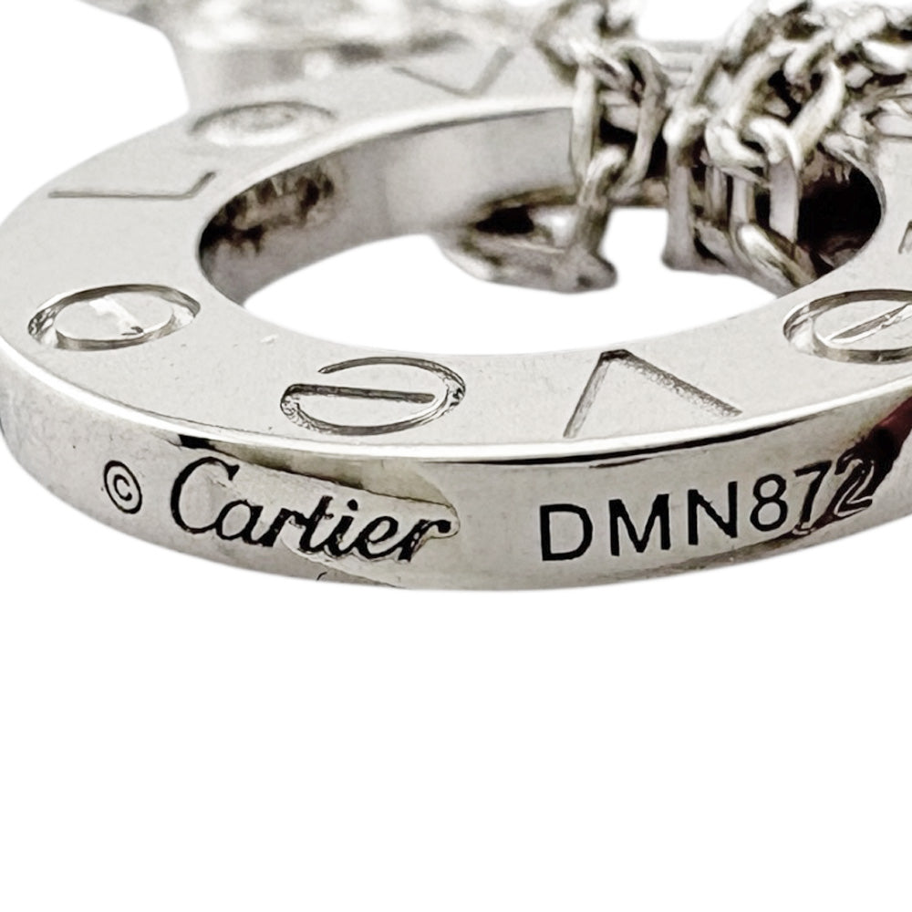 CARTIER カルティエ ラブ ネックレス 18金 K18ホワイトゴールド