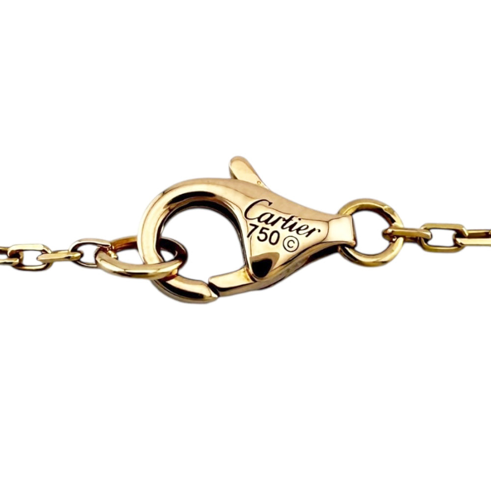 CARTIER カルティエ トリニティハート ネックレス 18金 K18イエロー