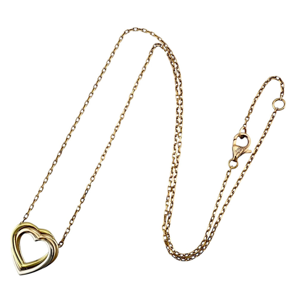 CARTIER カルティエ トリニティハート ネックレス 18金 K18イエロー
