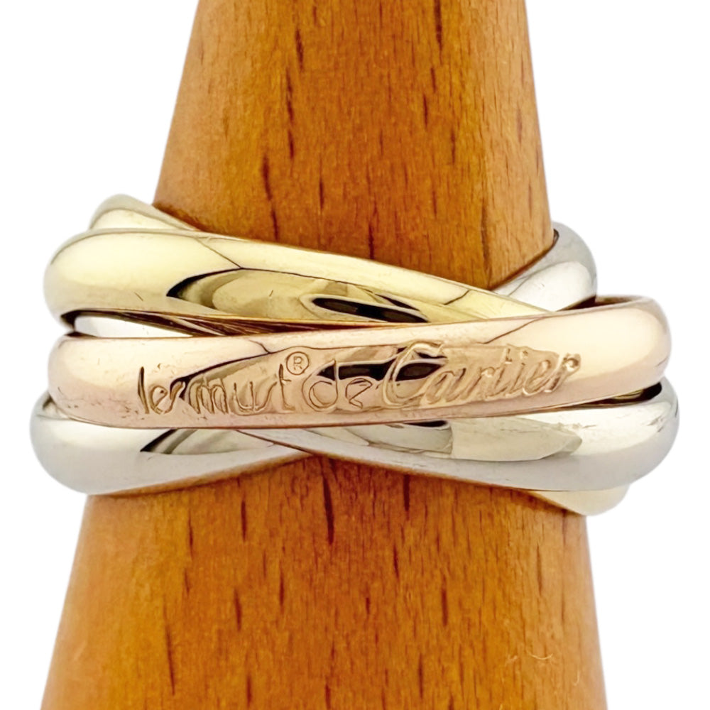 CARTIER カルティエ トリニティ 5連 リング 指輪 12号 18金 K18