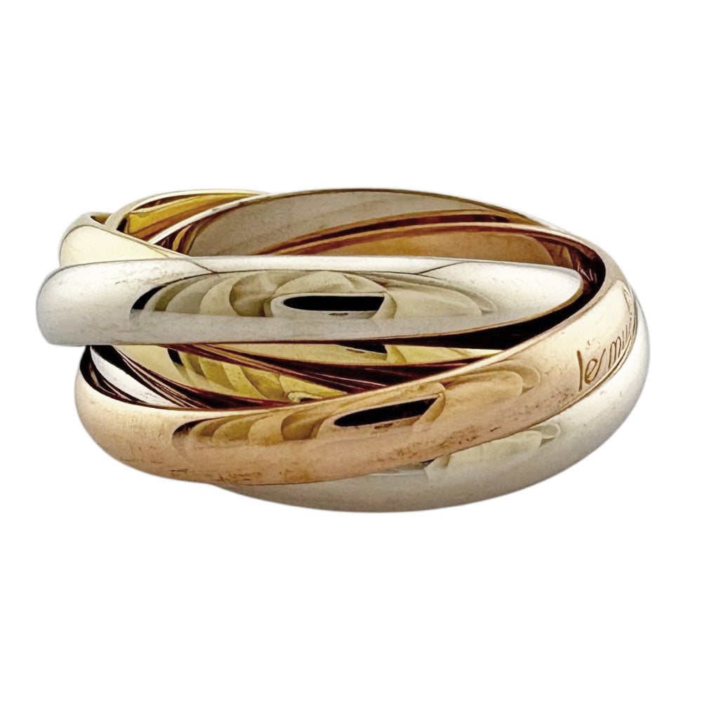 CARTIER カルティエ トリニティ 5連 リング 指輪 12号 18金 K18